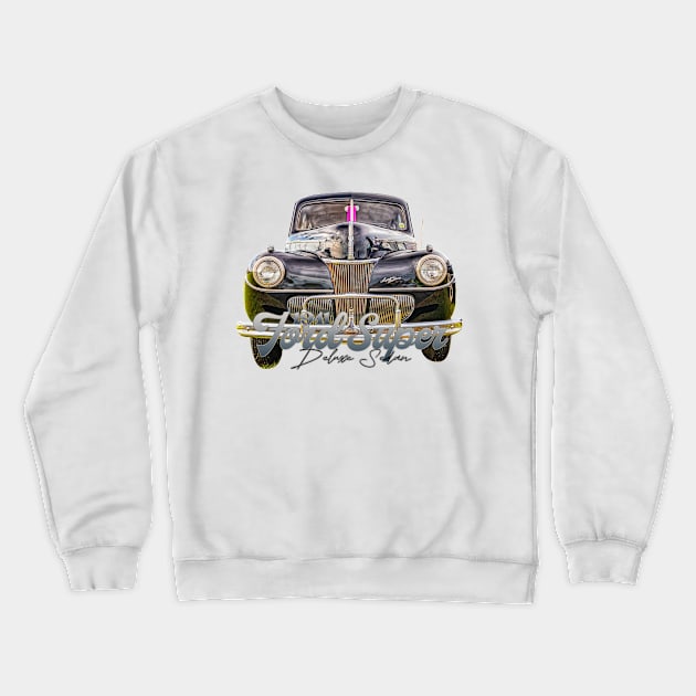 1941 Ford Super Deluxe Sedan Crewneck Sweatshirt by Gestalt Imagery